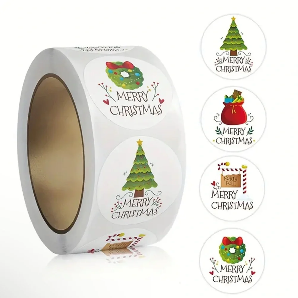 500 Christmas Holiday Stickers- Assorted